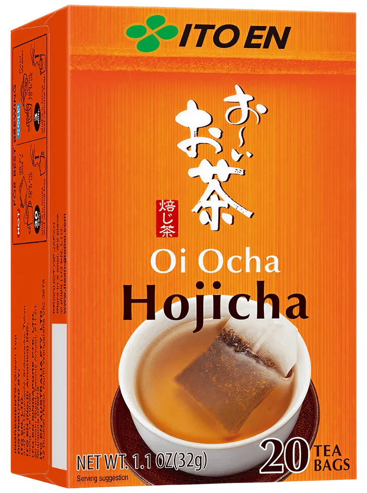 Oi Ocha Hojicha Roasted Green Tea – 20 Bags | Low Caffeine & Full