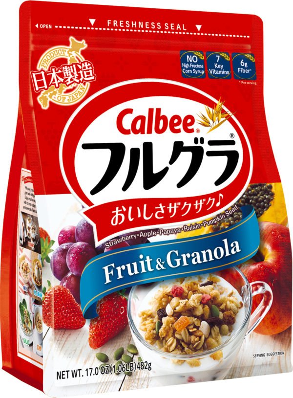 Calbee Frugra Fruits and Granola 482g - Japan’s No.1 Granola
