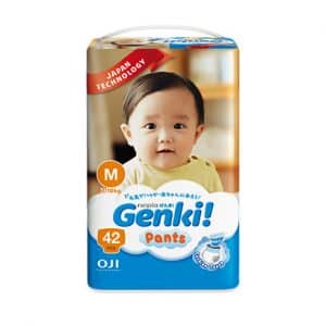 Genki Diaper Pants 42 Pcs - Size M (7-10kgs) Jumbo Pack