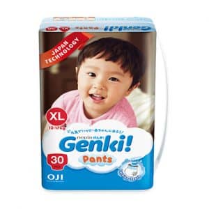 Genki Diaper Pants 3 Pcs - Size XL (12-17 kgs) Jumbo Pack