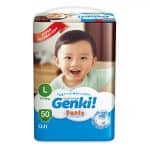 Genki Diaper Pants 50 Pcs - Size L (9-14 kgs) Mega Pack