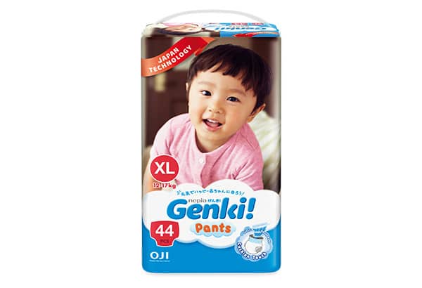 Genki Diaper Pants 44 Pcs - Size XL (12-17 kgs) Mega Pack