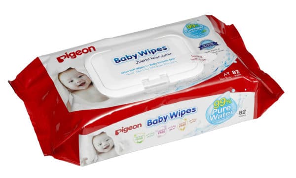 Pigeon Baby Wipe 82 Sheets With Lid