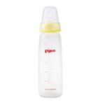 Pigeon Plastic Feeding Bottle 240ml (Transparent Cap)