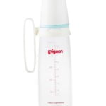 26008 Plastic Bottle SN White 240ml W-Handle (Pale Blue)