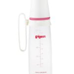26008 Plastic Bottle SN White 240ml W-Handle (Red)