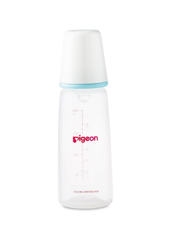Pigeon Plastic Feeding Bottle KP-6 200ml (White Cap)